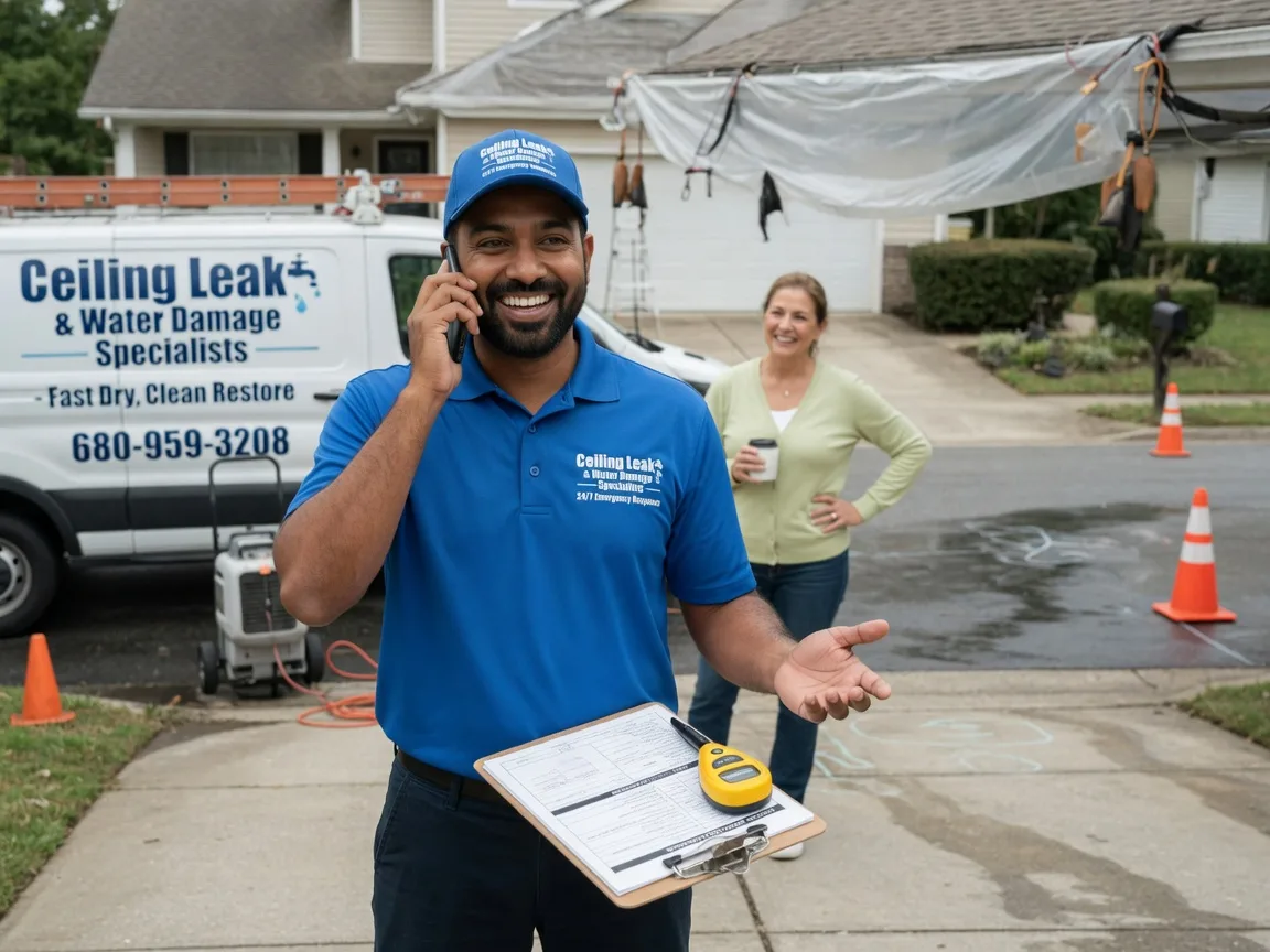 Ceiling Leak Cleanup Austinville, IA FAQs